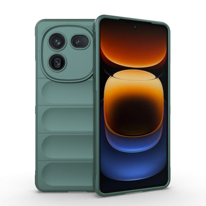 Magic Shield TPU + Flannel Phone Case, For vivo iQOO 12 5G, For vivo V29e 4G Global