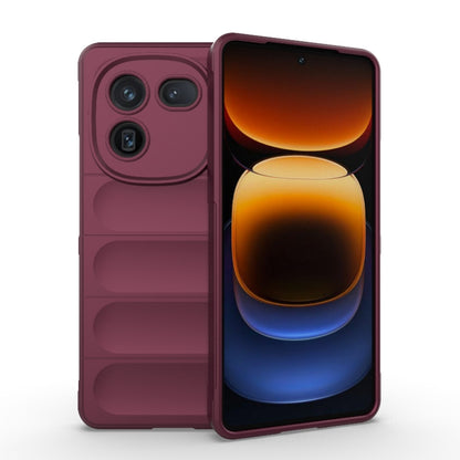 Magic Shield TPU + Flannel Phone Case, For vivo iQOO 12 5G, For vivo V29e 4G Global