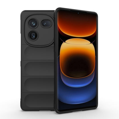 Magic Shield TPU + Flannel Phone Case, For vivo X100 5G, For vivo iQOO 12 Pro 5G