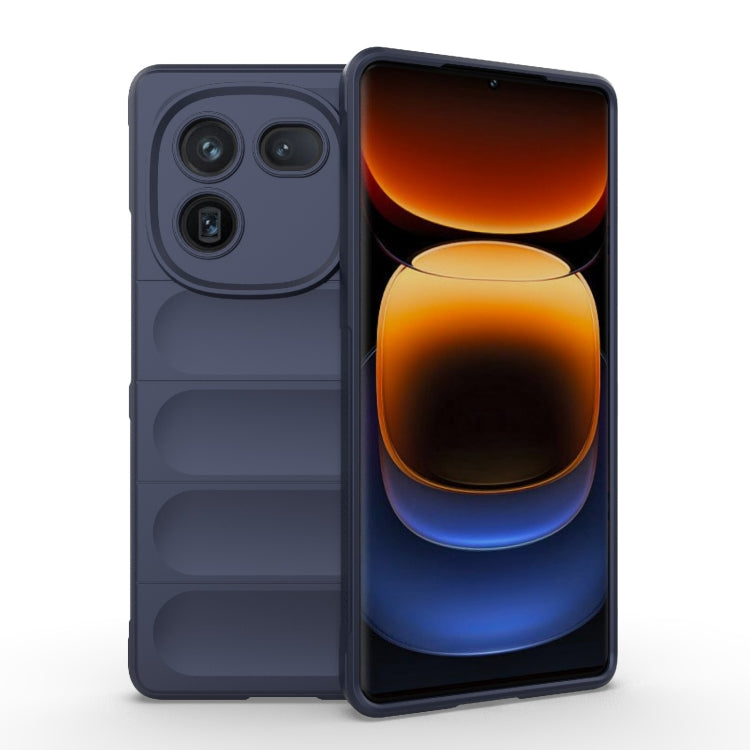Magic Shield TPU + Flannel Phone Case, For vivo X100 5G, For vivo iQOO 12 Pro 5G