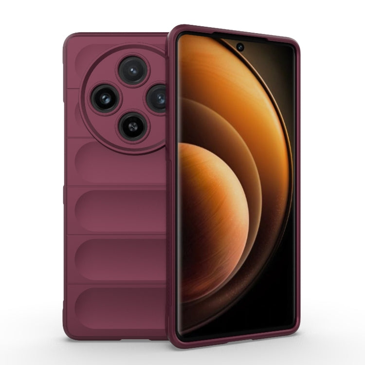 Magic Shield TPU + Flannel Phone Case, For vivo X100 5G, For vivo iQOO 12 Pro 5G