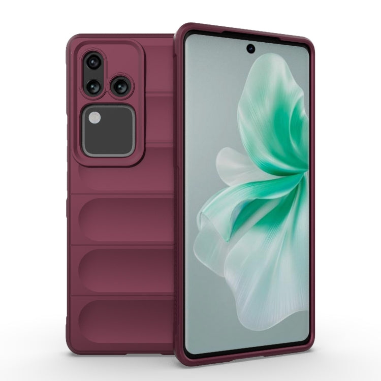 Magic Shield TPU + Flannel Phone Case, For vivo S18 5G, For vivo X100 Pro 5G