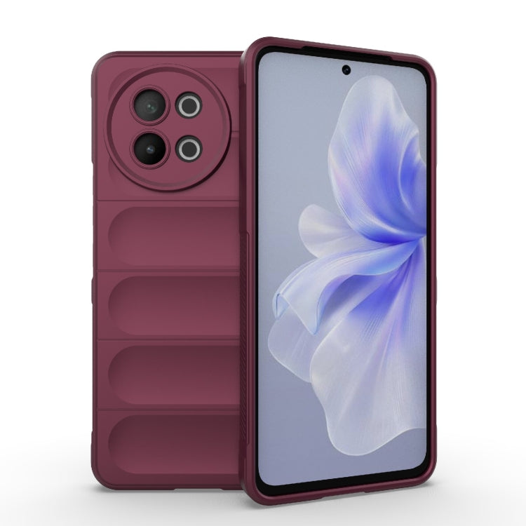 Magic Shield TPU + Flannel Phone Case, For vivo iQOO Neo9, For vivo S18E 5G