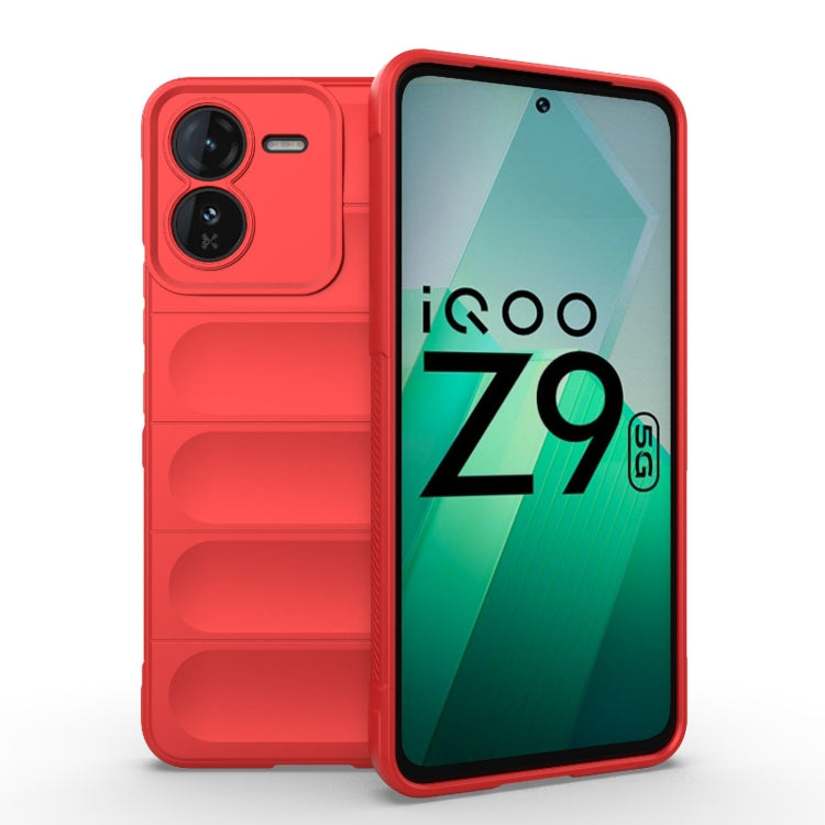 Magic Shield TPU + Flannel Phone Case, For vivo T3X 5G Global, For vivo iQOO Z9 5G