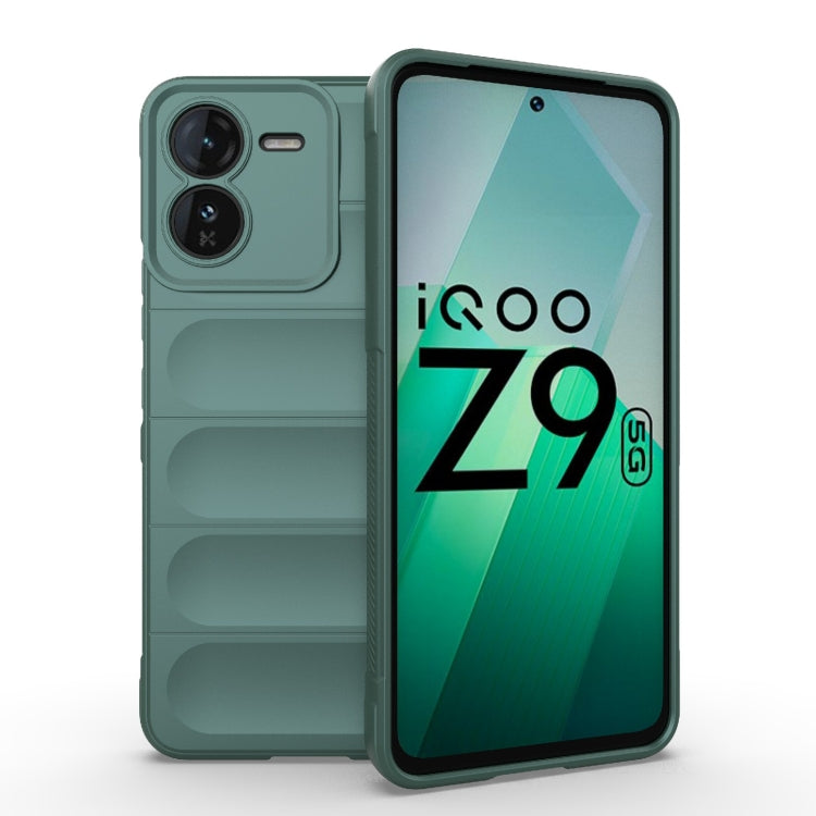 Magic Shield TPU + Flannel Phone Case, For vivo T3X 5G Global, For vivo iQOO Z9 5G