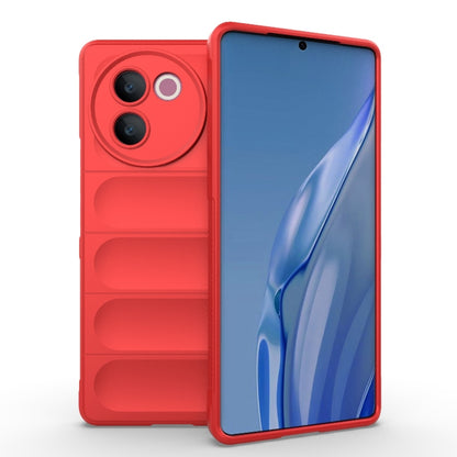 Magic Shield TPU + Flannel Phone Case, For vivo V30e 5G Global, For vivo iQOO Z9X 5G