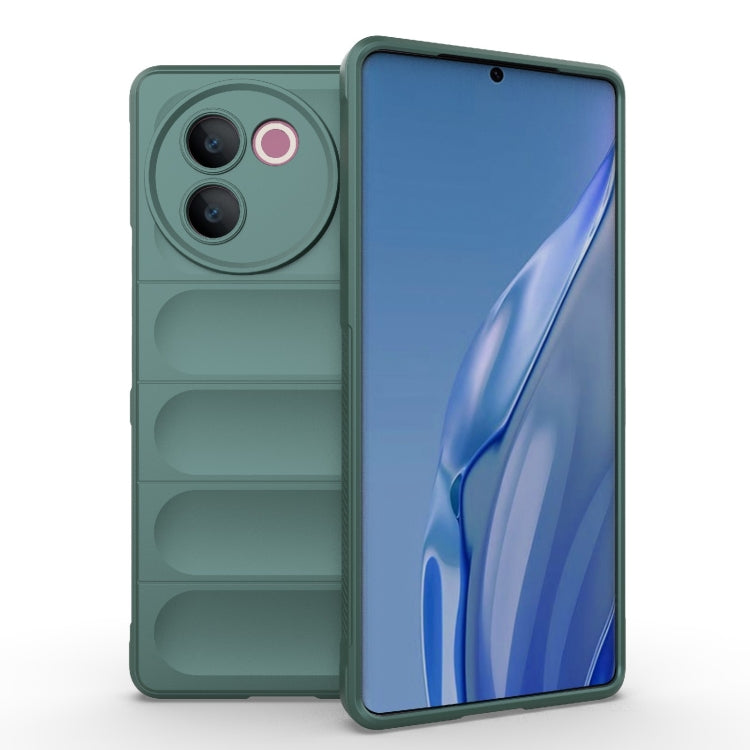 Magic Shield TPU + Flannel Phone Case, For vivo V30e 5G Global, For vivo iQOO Z9X 5G