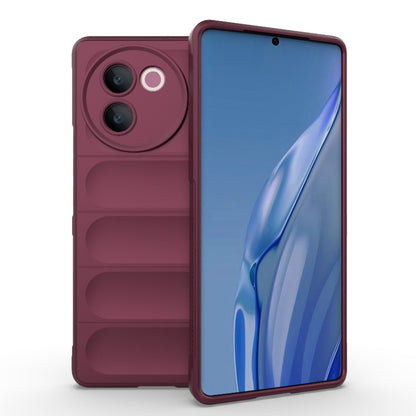 Magic Shield TPU + Flannel Phone Case, For vivo V30e 5G Global, For vivo iQOO Z9X 5G