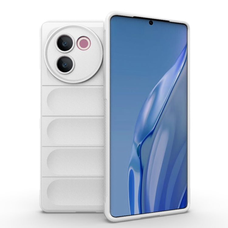 Magic Shield TPU + Flannel Phone Case, For vivo V30e 5G Global, For vivo iQOO Z9X 5G