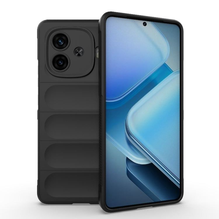 Magic Shield TPU + Flannel Phone Case, For vivo iQOO Z9 Turbo 5G, For vivo Y200E 5G Global / Y100 5G IDN