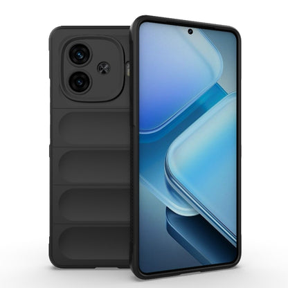 Magic Shield TPU + Flannel Phone Case, For vivo iQOO Z9 Turbo 5G, For vivo Y200E 5G Global / Y100 5G IDN