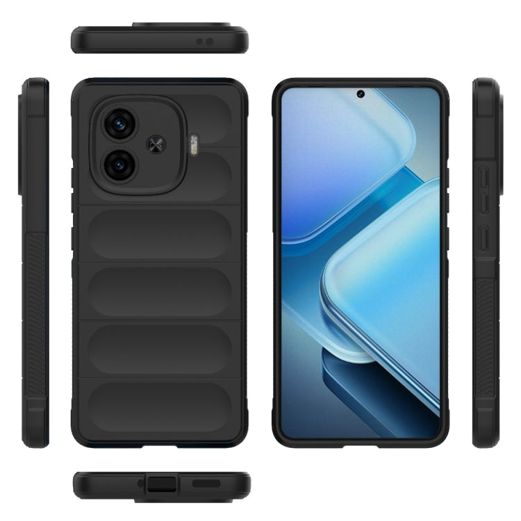Magic Shield TPU + Flannel Phone Case, For vivo iQOO Z9 Turbo 5G, For vivo Y200E 5G Global / Y100 5G IDN