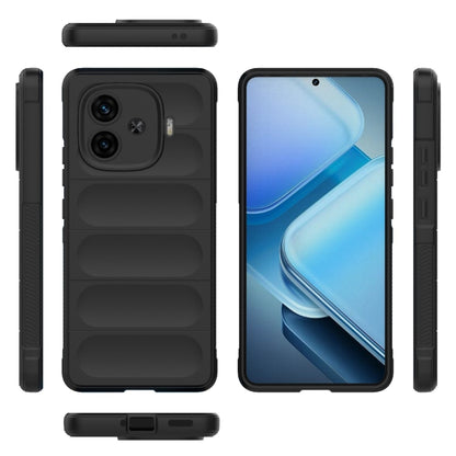 Magic Shield TPU + Flannel Phone Case, For vivo iQOO Z9 Turbo 5G, For vivo Y200E 5G Global / Y100 5G IDN