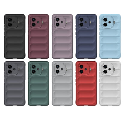 Magic Shield TPU + Flannel Phone Case, For vivo iQOO Z9 Turbo 5G, For vivo Y200E 5G Global / Y100 5G IDN