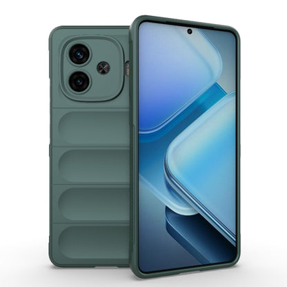 Magic Shield TPU + Flannel Phone Case, For vivo iQOO Z9 Turbo 5G, For vivo Y200E 5G Global / Y100 5G IDN