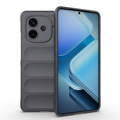 Magic Shield TPU + Flannel Phone Case, For vivo iQOO Z9 Turbo 5G, For vivo Y200E 5G Global / Y100 5G IDN