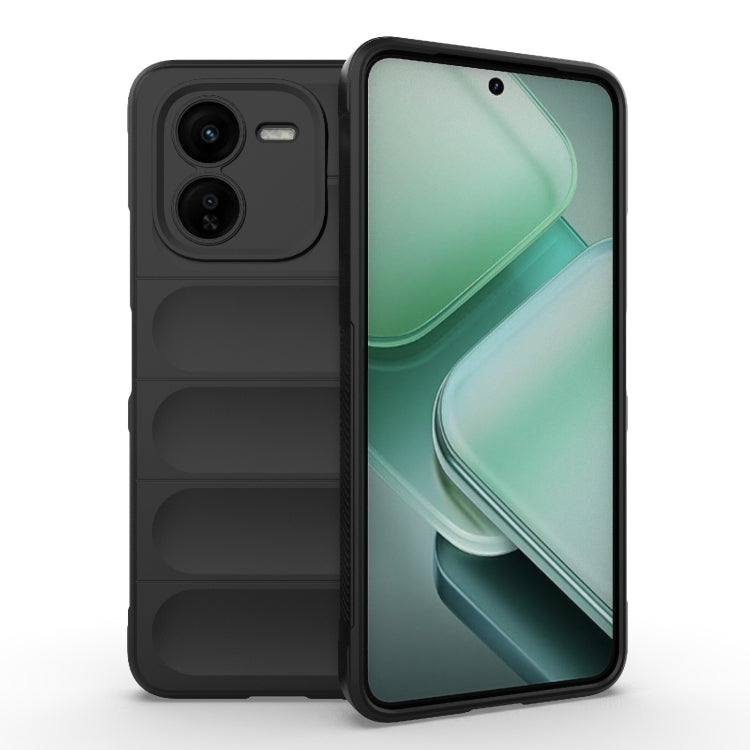 Magic Shield TPU + Flannel Phone Case, For vivo V30e 5G Global, For vivo iQOO Z9X 5G