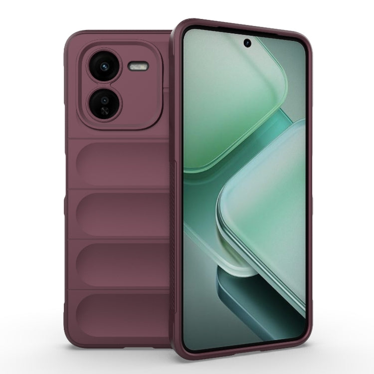 Magic Shield TPU + Flannel Phone Case, For vivo V30e 5G Global, For vivo iQOO Z9X 5G