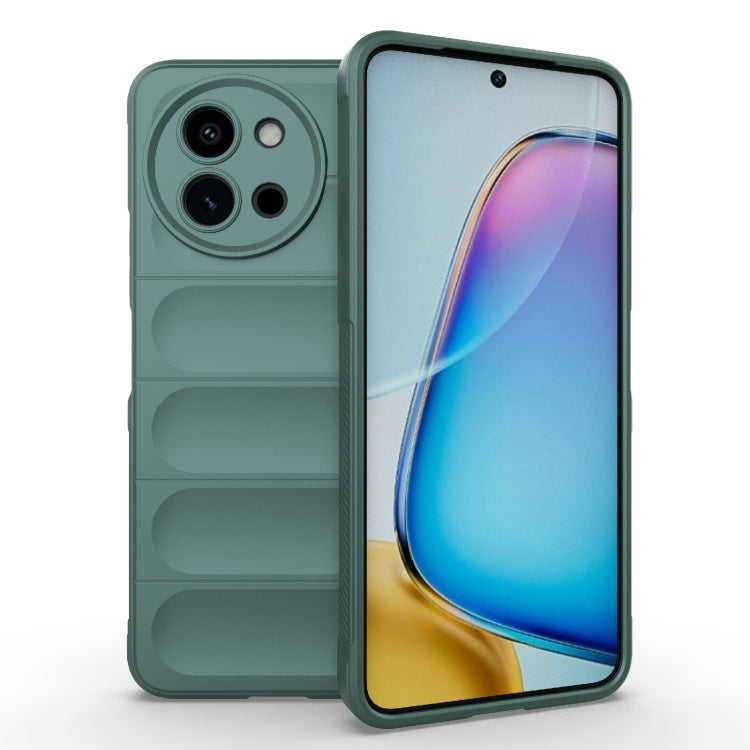 Magic Shield TPU + Flannel Phone Case, For vivo T3X 5G Global, For vivo iQOO Z9 5G