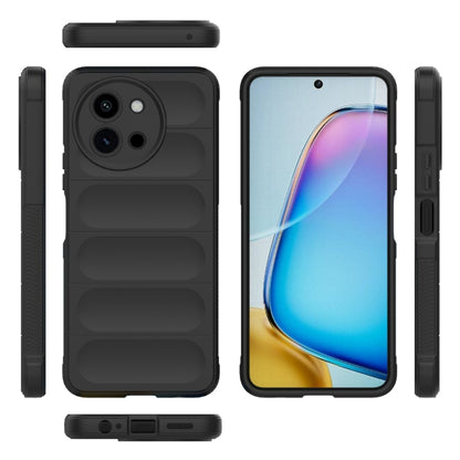 Magic Shield TPU + Flannel Phone Case, For vivo Y38 5G / Y58 5G Global, For vivo S19 Pro 5G