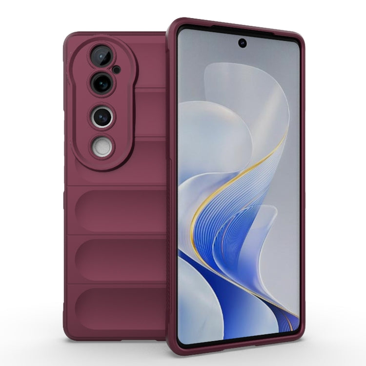 Magic Shield TPU + Flannel Phone Case, For vivo Y38 5G / Y58 5G Global, For vivo S19 Pro 5G