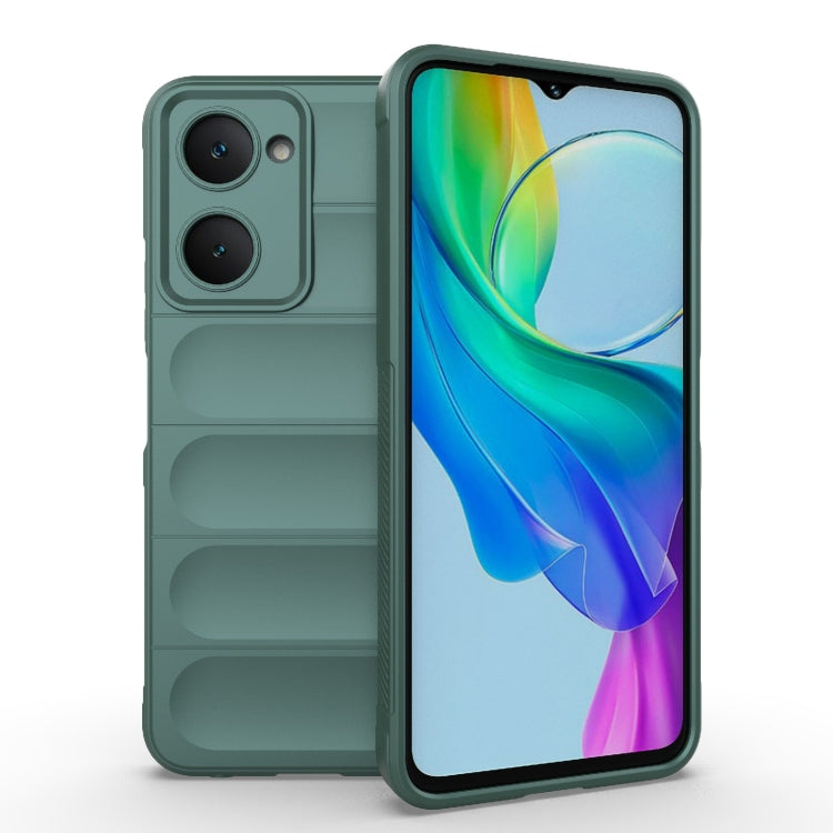 Magic Shield TPU + Flannel Phone Case, For vivo Y03 4G Global / Y18 4G Global, For vivo T3 Lite 5G India / Y28s Global