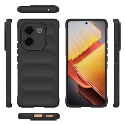 Magic Shield TPU + Flannel Phone Case, For vivo iQOO Z9s Pro India, For vivo iQOO Z9s 5G