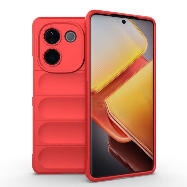 Magic Shield TPU + Flannel Phone Case, For vivo iQOO Z9s Pro India, For vivo iQOO Z9s 5G
