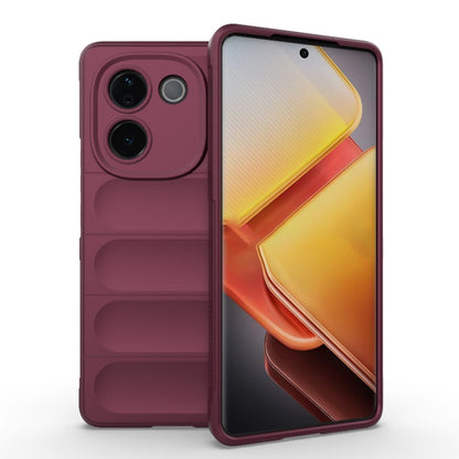Magic Shield TPU + Flannel Phone Case, For vivo iQOO Z9s Pro India, For vivo iQOO Z9s 5G