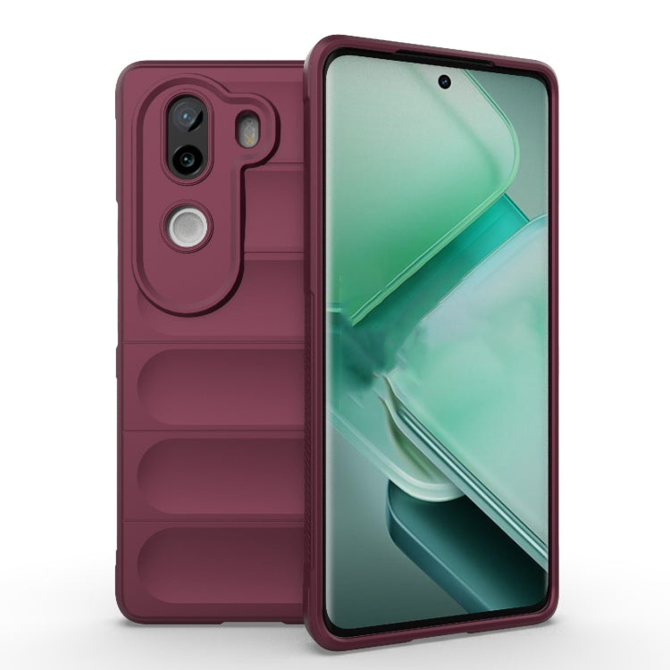 Magic Shield TPU + Flannel Phone Case, For vivo iQOO Z9s Pro India, For vivo iQOO Z9s 5G