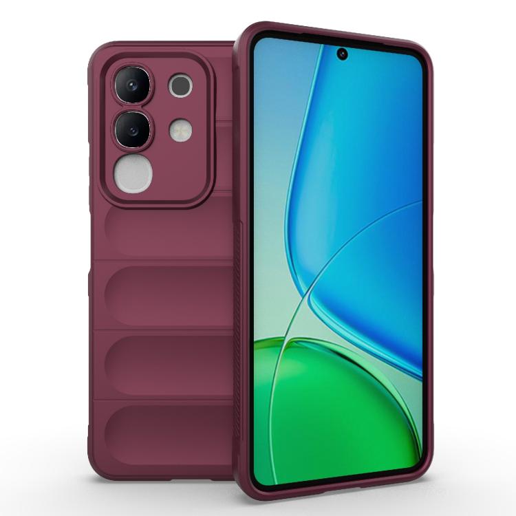 Magic Shield TPU + Flannel Phone Case, For vivo Y19 5G Global / Y29s 5G Global, For vivo Y29 4G Global / T4x 5G