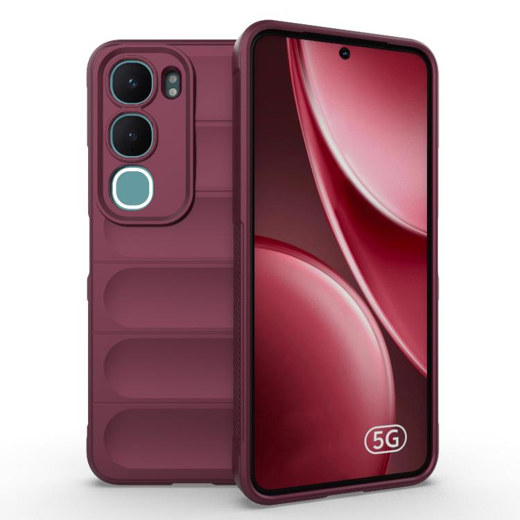 Magic Shield TPU + Flannel Phone Case, For vivo Y31 5G Global / Y21d 4G Global, For vivo Y400 5G Global