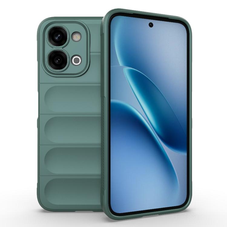 Magic Shield TPU + Flannel Phone Case, For vivo V70 FE 5G Global, For vivo iQOO Z11x 5G India