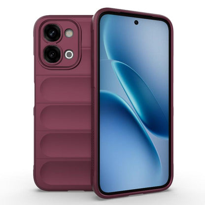 Magic Shield TPU + Flannel Phone Case, For vivo V70 FE 5G Global, For vivo iQOO Z11x 5G India