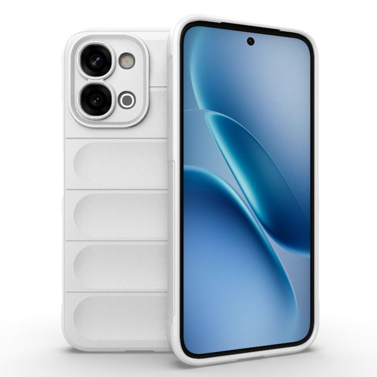Magic Shield TPU + Flannel Phone Case, For vivo V70 FE 5G Global, For vivo iQOO Z11x 5G India