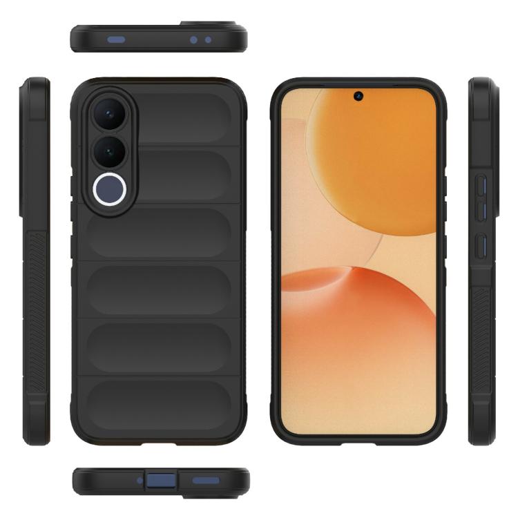 Magic Shield TPU + Flannel Phone Case, For vivo V70 FE 5G Global, For vivo iQOO Z11x 5G India