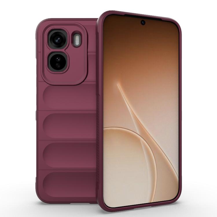 Magic Shield TPU + Flannel Phone Case, For vivo S50 Pro mini / X300 FE 5G Russia, For vivo T5 Pro 5G Global