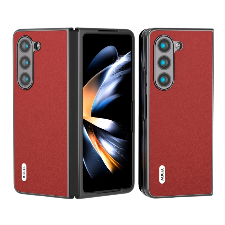 ABEEL Genuine Leather Luolai Series Phone Case, For Samsung Galaxy Z Flip6, For Samsung Galaxy Z Fold6, For Samsung Galaxy Z Fold5, For Samsung Galaxy Z Flip5 Samsung Accessories - APEXEL INDIA - Mobile Lens - Mobile Camera Lens - Cellphone Accessories - Phone Lens - Smartphone Lens