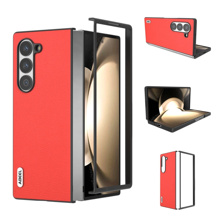 ABEEL Genuine Leather Luolai Series Phone Case, For Samsung Galaxy Z Flip6, For Samsung Galaxy Z Fold6, For Samsung Galaxy Z Fold5, For Samsung Galaxy Z Flip5 Samsung Accessories - APEXEL INDIA - Mobile Lens - Mobile Camera Lens - Cellphone Accessories - Phone Lens - Smartphone Lens