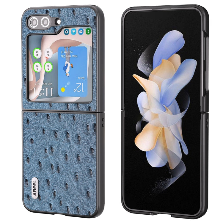 ABEEL Genuine Leather Ostrich Texture Phone Case, For Samsung Galaxy Z Flip6, For Samsung Galaxy Z Fold6, For Samsung Galaxy Z Fold5, For Samsung Galaxy Z Flip5 Samsung Accessories - APEXEL INDIA - Mobile Lens - Mobile Camera Lens - Cellphone Accessories - Phone Lens - Smartphone Lens