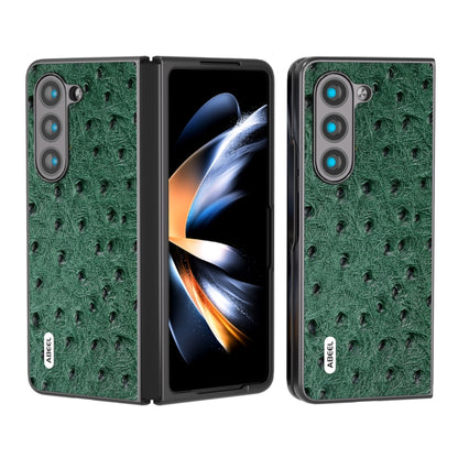 ABEEL Genuine Leather Ostrich Texture Phone Case, For Samsung Galaxy Z Flip6, For Samsung Galaxy Z Fold6, For Samsung Galaxy Z Fold5, For Samsung Galaxy Z Flip5 Samsung Accessories - APEXEL INDIA - Mobile Lens - Mobile Camera Lens - Cellphone Accessories - Phone Lens - Smartphone Lens