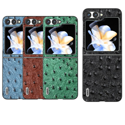 ABEEL Genuine Leather Ostrich Texture Phone Case, For Samsung Galaxy Z Flip6, For Samsung Galaxy Z Fold6, For Samsung Galaxy Z Fold5, For Samsung Galaxy Z Flip5 Samsung Accessories - APEXEL INDIA - Mobile Lens - Mobile Camera Lens - Cellphone Accessories - Phone Lens - Smartphone Lens