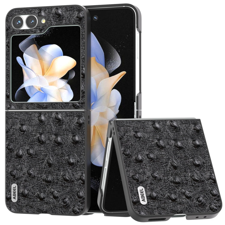 ABEEL Genuine Leather Ostrich Texture Phone Case, For Samsung Galaxy Z Flip6, For Samsung Galaxy Z Fold6, For Samsung Galaxy Z Fold5, For Samsung Galaxy Z Flip5 Samsung Accessories - APEXEL INDIA - Mobile Lens - Mobile Camera Lens - Cellphone Accessories - Phone Lens - Smartphone Lens
