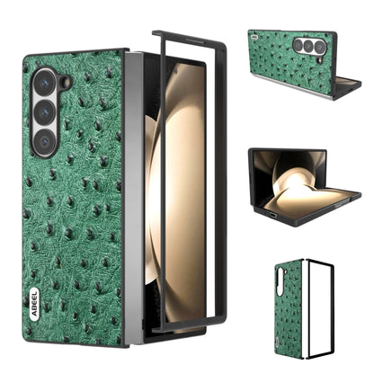 ABEEL Genuine Leather Ostrich Texture Phone Case, For Samsung Galaxy Z Flip6, For Samsung Galaxy Z Fold6, For Samsung Galaxy Z Fold5, For Samsung Galaxy Z Flip5 Samsung Accessories - APEXEL INDIA - Mobile Lens - Mobile Camera Lens - Cellphone Accessories - Phone Lens - Smartphone Lens