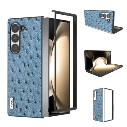 ABEEL Genuine Leather Ostrich Texture Phone Case, For Samsung Galaxy Z Flip6, For Samsung Galaxy Z Fold6, For Samsung Galaxy Z Fold5, For Samsung Galaxy Z Flip5 Samsung Accessories - APEXEL INDIA - Mobile Lens - Mobile Camera Lens - Cellphone Accessories - Phone Lens - Smartphone Lens