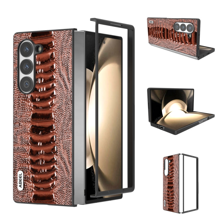 ABEEL Genuine Leather Weilai Series Phone Case, For Samsung Galaxy Z Flip6, For Samsung Galaxy Z Fold6, For Samsung Galaxy Z Fold5, For Samsung Galaxy Z Flip5 Samsung Accessories - APEXEL INDIA - Mobile Lens - Mobile Camera Lens - Cellphone Accessories - Phone Lens - Smartphone Lens