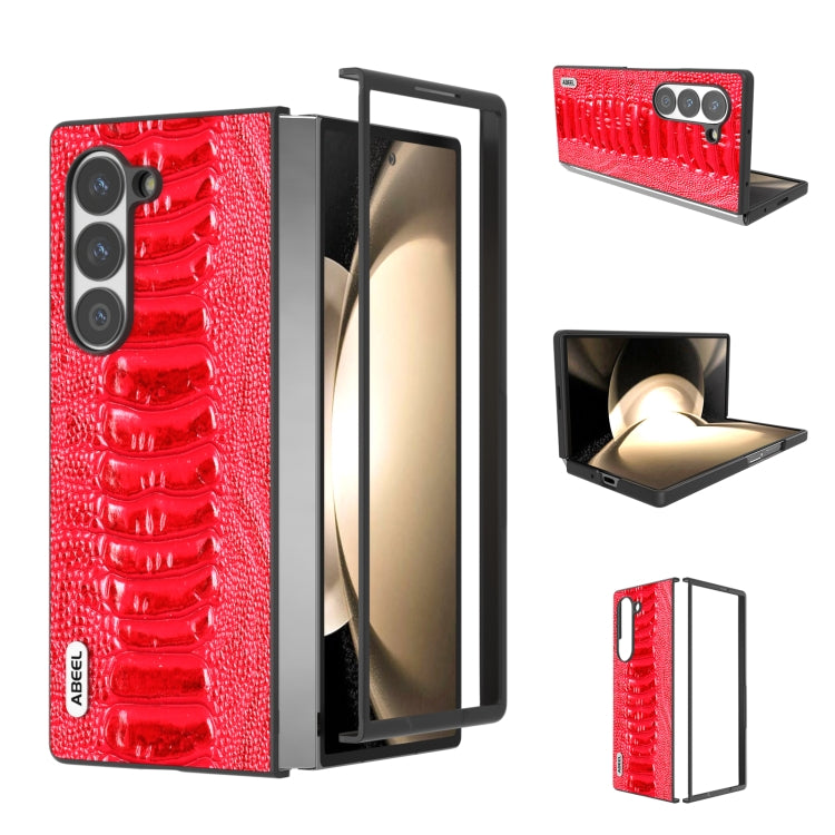 ABEEL Genuine Leather Weilai Series Phone Case, For Samsung Galaxy Z Flip6, For Samsung Galaxy Z Fold6, For Samsung Galaxy Z Fold5, For Samsung Galaxy Z Flip5 Samsung Accessories - APEXEL INDIA - Mobile Lens - Mobile Camera Lens - Cellphone Accessories - Phone Lens - Smartphone Lens