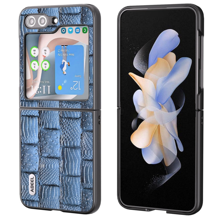 ABEEL Genuine Leather Mahjong Texture Series Phone Case, For Samsung Galaxy Z Flip5, For Samsung Galaxy Z Fold5 Samsung Accessories - APEXEL INDIA - Mobile Lens - Mobile Camera Lens - Cellphone Accessories - Phone Lens - Smartphone Lens