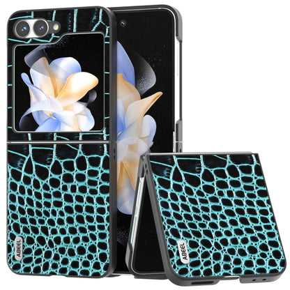ABEEL Genuine Leather Crocodile Pattern Black Edge Phone Case, For Samsung Galaxy Z Flip6, For Samsung Galaxy Z Fold6, For Samsung Galaxy Z Fold5, For Samsung Galaxy Z Flip5 Samsung Accessories - APEXEL INDIA - Mobile Lens - Mobile Camera Lens - Cellphone Accessories - Phone Lens - Smartphone Lens