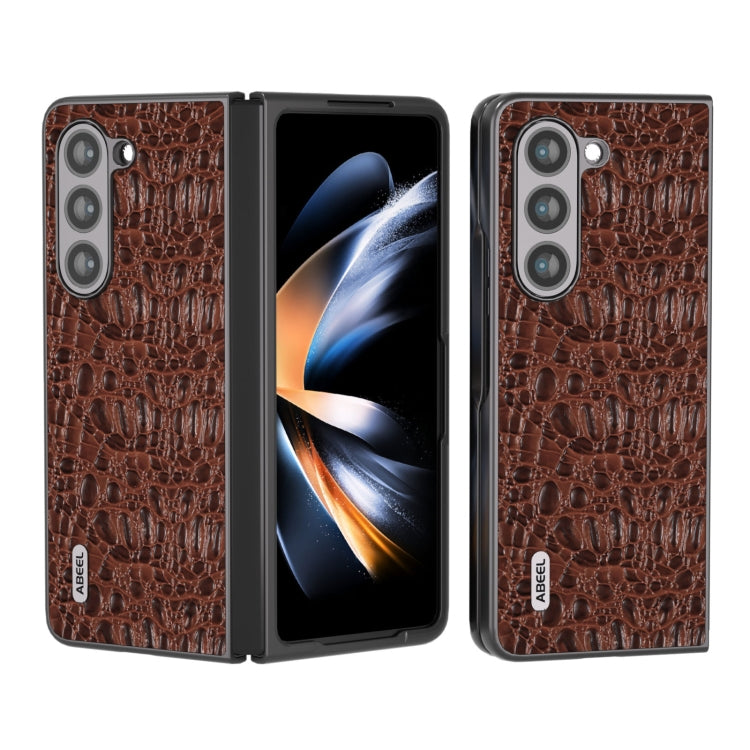 ABEEL Genuine Leather Sky Series Black Edge Phone Case, For Samsung Galaxy Z Flip5, For Samsung Galaxy Z Fold5 engabe3715 Samsung Accessories - APEXEL INDIA - Mobile Lens - Mobile Camera Lens - Cellphone Accessories - Phone Lens - Smartphone Lens
